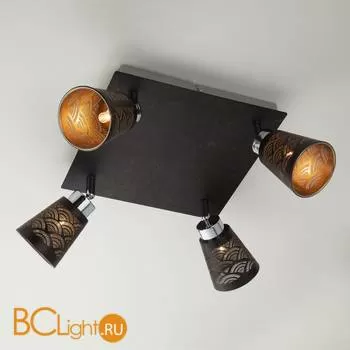 Потолочный светильник Eurosvet Monte 20061/4 черный - Фото 0