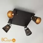 Потолочный светильник Eurosvet Monte 20061/4 черный - Фото 0