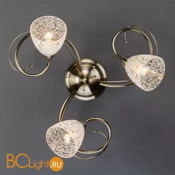 Потолочная люстра Eurosvet Natalie 30130/3 античная бронза - Фото 1