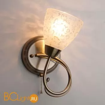 Бра Eurosvet Natalie 30130/1 античная бронза - Фото 1