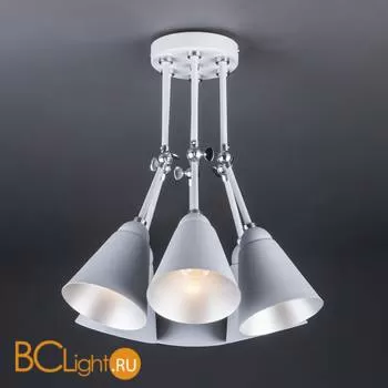 Потолочная люстра Eurosvet Nigella 70052/6 серый/серебро - Фото 5