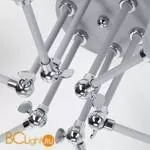 Потолочная люстра Eurosvet Nigella 70052/6 серый/серебро - Фото 4