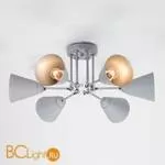 Потолочная люстра Eurosvet Nigella 70052/6 серый/серебро - Фото 1
