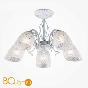 Потолочная люстра Eurosvet Nimfa 70039/5 белый с серебром