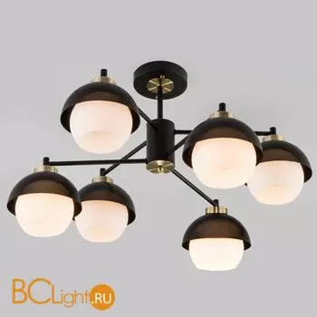Потолочная люстра Eurosvet Nocciola 70106/6 черный a044934 - Фото 1