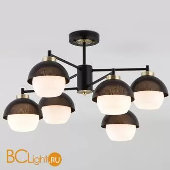 Потолочная люстра Eurosvet Nocciola 70106/6 черный a044934