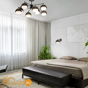 Потолочная люстра Eurosvet Nocciola 70106/8 черный a044935 - Фото 3