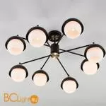 Потолочная люстра Eurosvet Nocciola 70106/8 черный a044935 - Фото 0