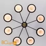 Потолочная люстра Eurosvet Nocciola 70106/8 черный a044935 - Фото 1