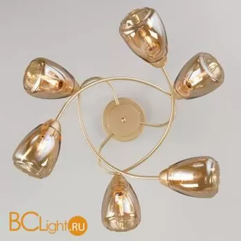 Люстра Eurosvet Noemi 30168/6 матовое золото - Фото 2