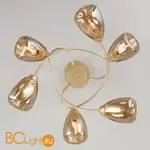 Люстра Eurosvet Noemi 30168/6 матовое золото - Фото 2