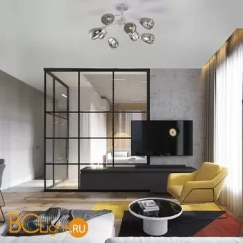 Люстра Eurosvet Noemi 30168/8 матовое серебро a047261 - Фото 0