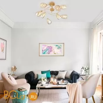 Люстра Eurosvet Noemi 30168/8 матовое золото - Фото 0