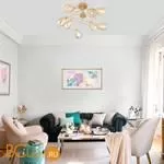 Люстра Eurosvet Noemi 30168/8 матовое золото - Фото 0