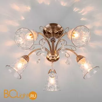 Потолочная люстра Eurosvet Norene 30157/5 античная бронза - Фото 0