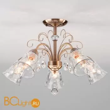 Потолочная люстра Eurosvet Norene 30157/5 античная бронза