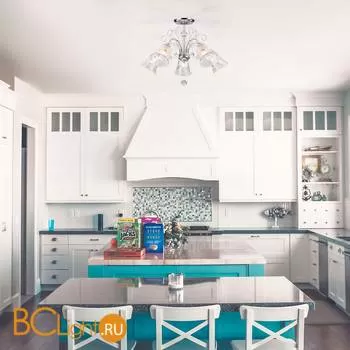 Потолочная люстра Eurosvet Norene 30157/5 хром - Фото 0