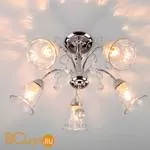 Потолочная люстра Eurosvet Norene 30157/5 хром - Фото 2
