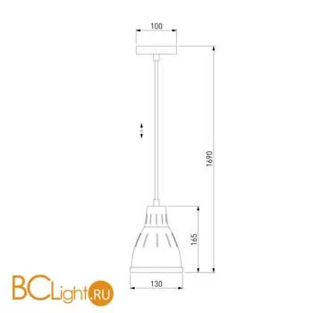 Подвесной светильник Eurosvet Nort 50173/1 черный - Фото 3
