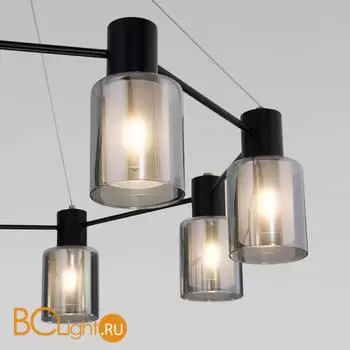 Люстра Eurosvet Notion new 70219/8 черный/античная бронза a065300 - Фото 0