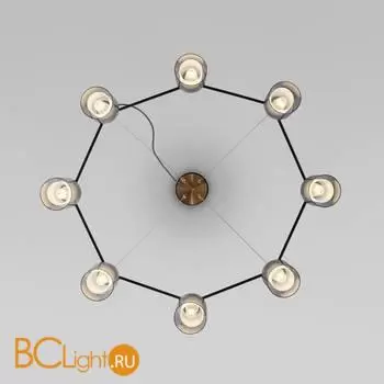 Люстра Eurosvet Notion new 70219/8 черный/античная бронза a065300 - Фото 1