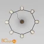 Люстра Eurosvet Notion new 70219/8 черный/античная бронза a065300 - Фото 1