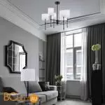 Люстра Eurosvet Notturno new 60162/6 черный a065662 - Фото 2
