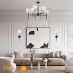 Люстра Eurosvet Notturno new 60162/8 черный a065663 - Фото 2