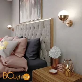 Бра Eurosvet Nuvola 70129/1 латунь a060829 - Фото 0