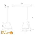 Настольная лампа Eurosvet Office 80421/1 черный - Фото 2