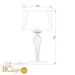 Настольная лампа Eurosvet Olenna 01104/1 белый a057239 - Фото 3