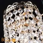 Потолочная люстра Eurosvet Олимпия 3648/9 золото/прозрачный хрусталь Strotskis - Фото 1