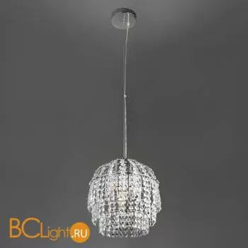 Подвесной светильник Eurosvet Oliver 10091/1 хром/прозрачный хрусталь Strotskis - Фото 0