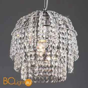 Подвесной светильник Eurosvet Oliver 10091/1 хром/прозрачный хрусталь Strotskis - Фото 3