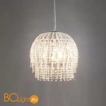 Подвесной светильник Eurosvet Oliver 10091/3 хром/прозрачный хрусталь Strotskis