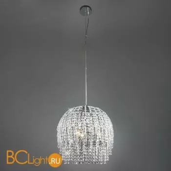 Подвесной светильник Eurosvet Oliver 10091/3 хром/прозрачный хрусталь Strotskis - Фото 0