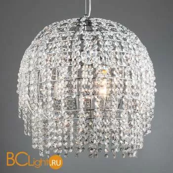 Подвесной светильник Eurosvet Oliver 10091/3 хром/прозрачный хрусталь Strotskis - Фото 2