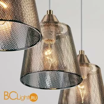 Подвесной светильник Eurosvet Ollie 50016/3 античная бронза - Фото 2