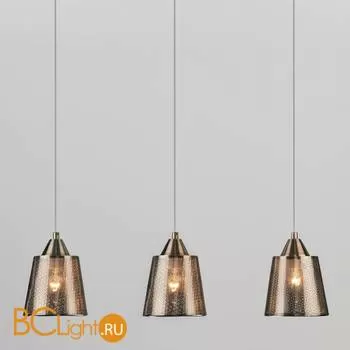 Подвесной светильник Eurosvet Ollie 50016/3 античная бронза - Фото 0