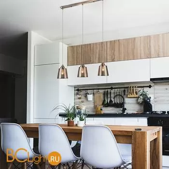 Подвесной светильник Eurosvet Ollie 50016/3 античная бронза - Фото 1