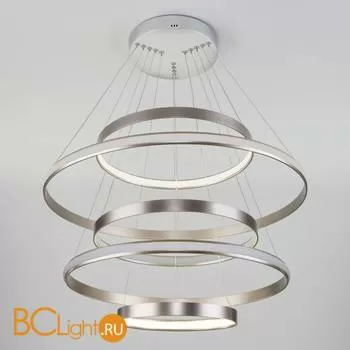 Подвесной светильник Eurosvet Olympia 90179/5 сатин-никель 145W