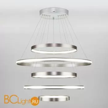 Подвесной светильник Eurosvet Olympia 90179/5 сатин-никель 145W - Фото 4