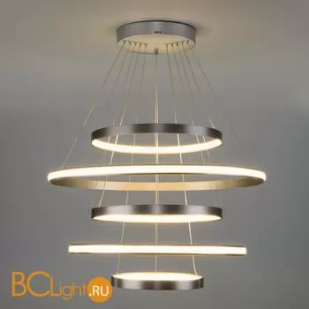 Подвесной светильник Eurosvet Olympia 90179/5 сатин-никель 145W - Фото 3