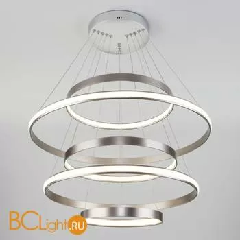 Подвесной светильник Eurosvet Olympia 90179/5 сатин-никель 145W - Фото 1