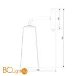 Бра Eurosvet Omber 70137/1 латунь a057691 - Фото 3