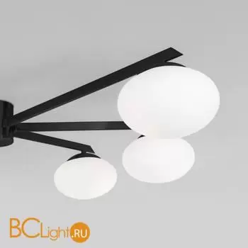 Потолочный светильник Eurosvet Opaline new 70220/6 черный a065765 - Фото 0