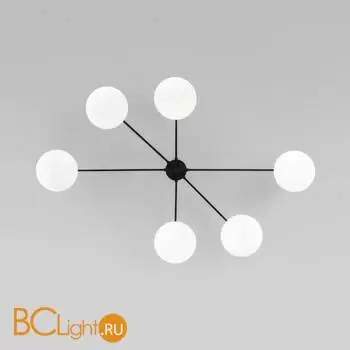 Потолочный светильник Eurosvet Opaline new 70220/6 черный a065765 - Фото 1