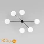 Потолочный светильник Eurosvet Opaline new 70220/6 черный a065765 - Фото 1