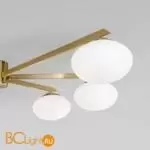 Потолочный светильник Eurosvet Opaline new 70220/6 латунь a065766 - Фото 0