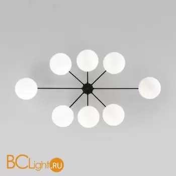 Потолочный светильник Eurosvet Opaline new 70220/8 черный a065767 - Фото 1